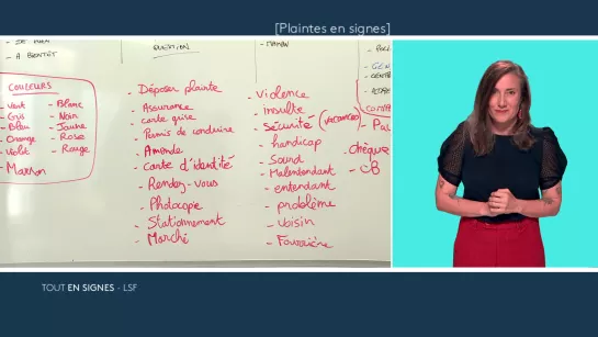 Tout en signe