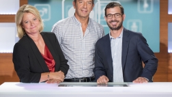 Marina Carrère d'Encausse, Michel Cymes et Benoît Thevenet 