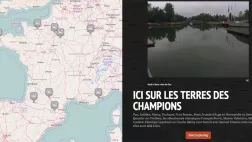 Sur la terre des champions Carte interactive