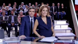 Emission Politique David Pujadas, Léa Salamé @Christophe Russeil/FTV