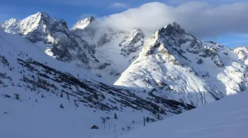 La Meije vue depuis le col du Lautaret / FTV