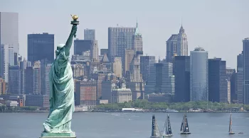©Th.Martinez/Sea&Co/OSM. NEW YORK CITY - BCN Race, 29 MAY 2014. Manhattan view
