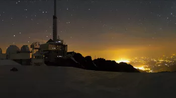 Couché de soleil sur le pic du midi