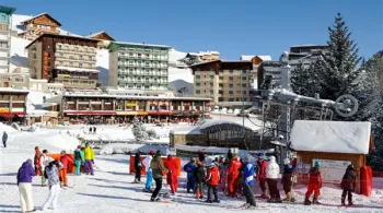 photo station de ski grand tournalet