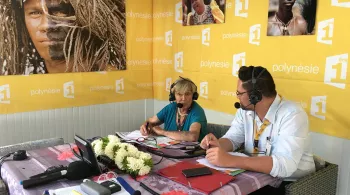 Le studio radio décentralisé au couleurs du FIFO