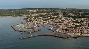 l'ile d'yeu vue du ciel 