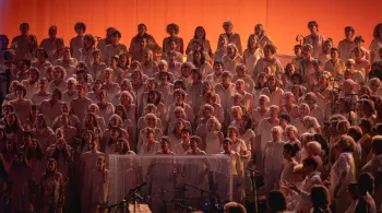Les choristes du Grand Choral des Nuits de Champagne en 2024 à Troyes
