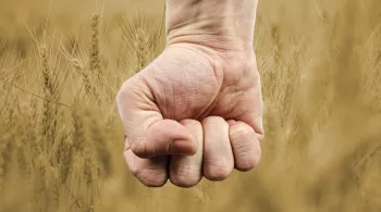 Agriculteur en colère