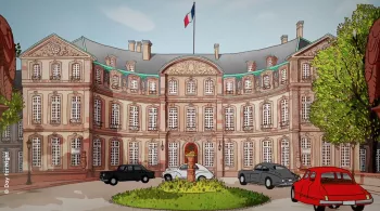 Dessin de la préfecture de Strasbourg  © Day for Night