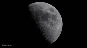 Photo de la Lune © Cédric Humbert, astrophotographe