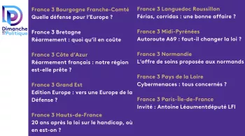 DEP régions 16 mars 2025