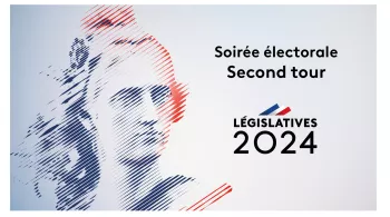 Visuel soirée électorale du second tour le 7 juillet