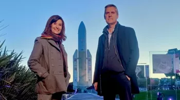 Anne-Sophie Mandrou et Nicolas Albrand à la Cité de l'Espace