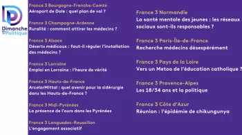 DEP régions 4 mai 2025