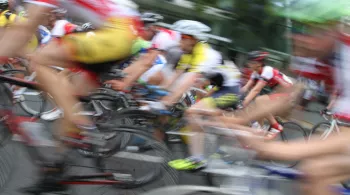 cyclisme : course cyclistes sur route