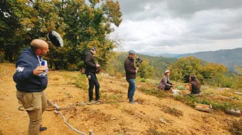 équipe de tournage O la belle vie