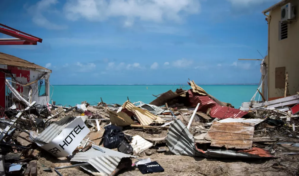Passage de l’ouragan Irma en septembre 2017