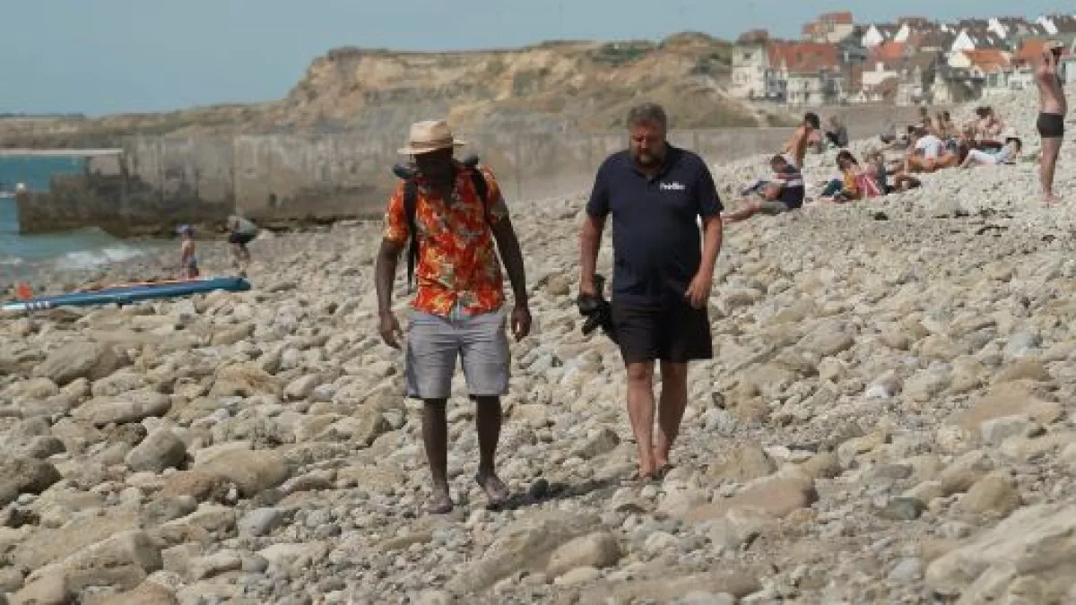 Kamini sur la plage de Wimereux - Emission Les Gens des Hauts