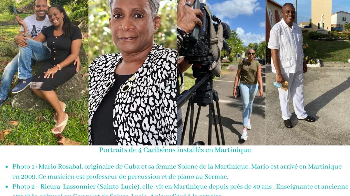 Caraïbes, le mensuel : Portraits de 4 caribéens