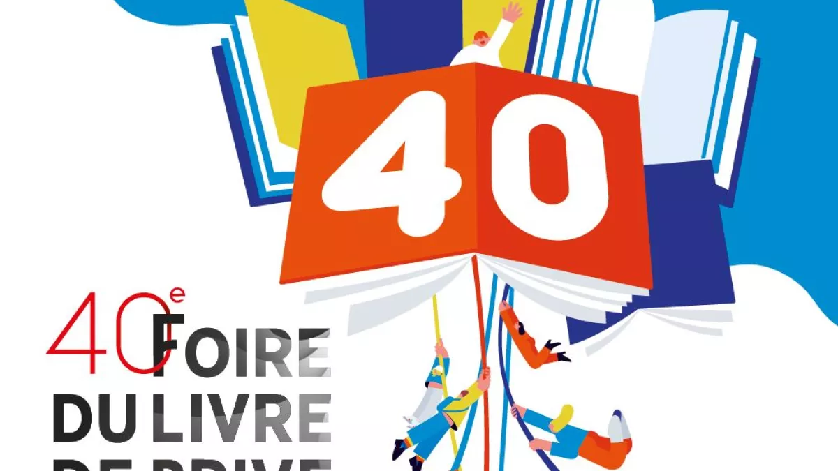 Affiche Foire du livre de Brive 2023