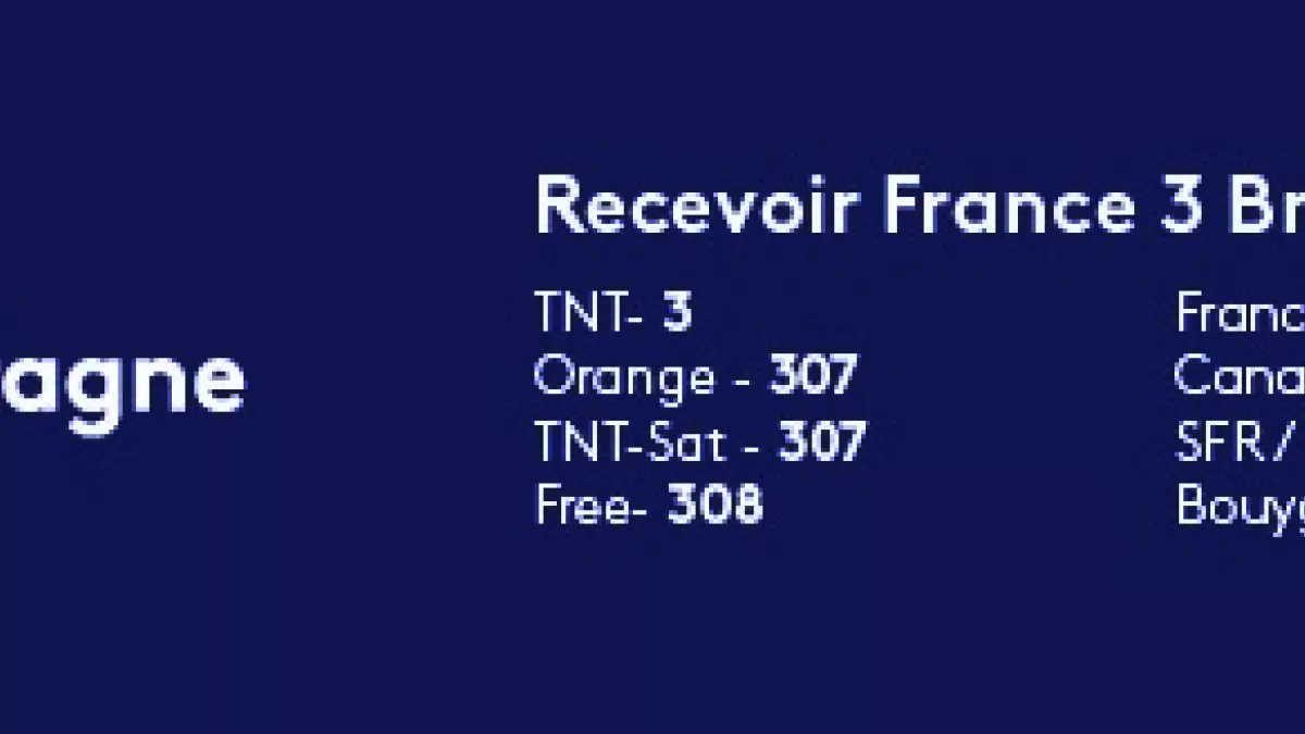 Recevoir France 3 Bretagne