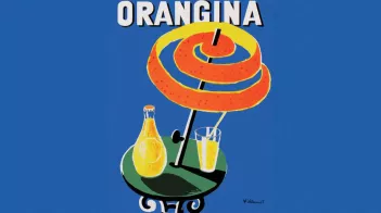 Orangina - Copyright Bernard Villemot