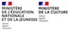 Logo Ministère de l'Education Nationale et de la Jeunesse / Ministère de la Culture (2020)