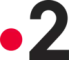 Logo france 2 noir point couleur (2020)