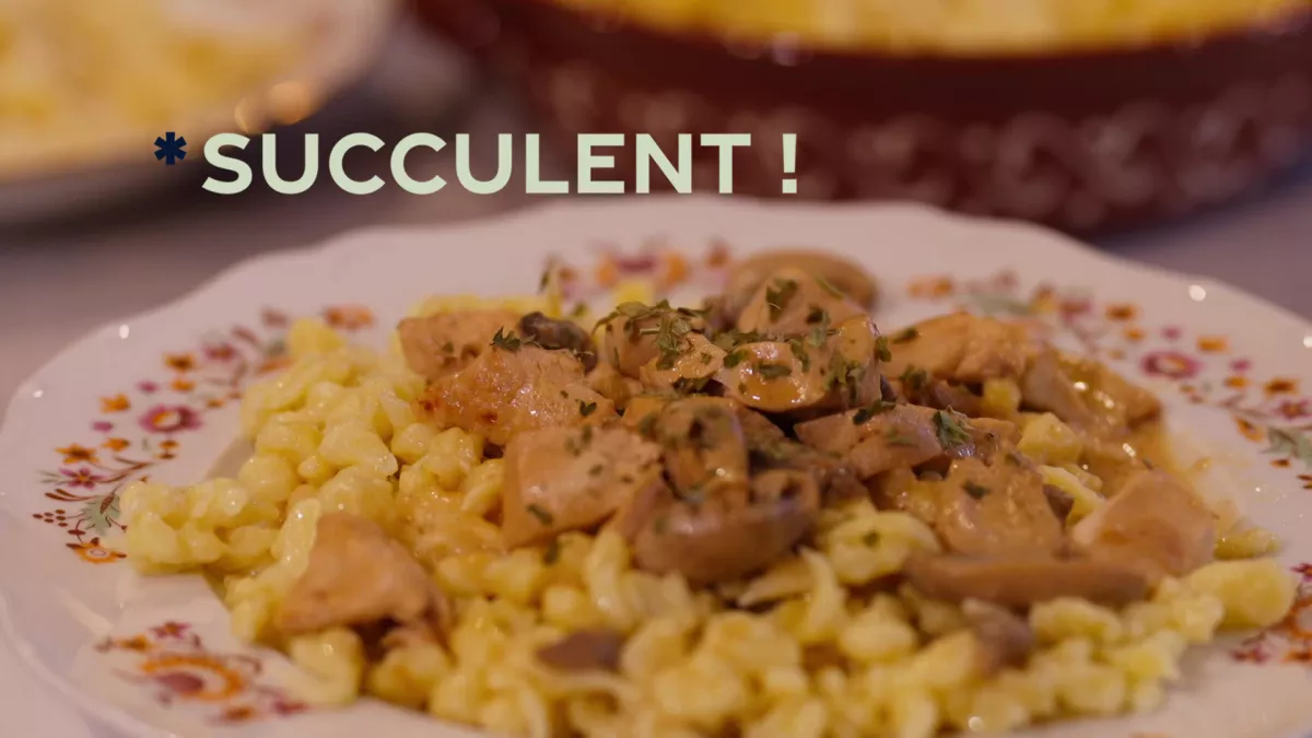 Succulent ! - Les pâtes alsaciennes - CREDIT FTV