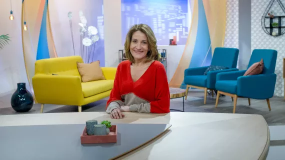 Vanessa Finot sur le plateau d'Ensemble c'est mieux 