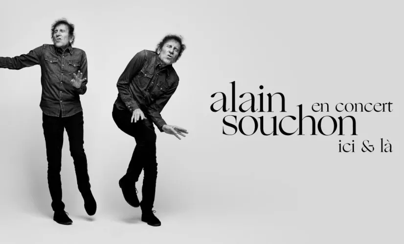Alain Souchon au Palais des Sports Un artiste à part dans le paysage de la chanson française  La tournée "Alain Souchon en concert ici & là" fait suite au succès de l'album "Ame fifties", sorti en 2019, certifié double disque de platine et sacré album de l'année aux Victoires de la Musique 2020. Compagnon de route de Laurent Voulzy, auteur de chansons engagées et populaires qui ont marqué chaque décennie, Alain Souchon est un artiste à part dans le paysage de la chanson française