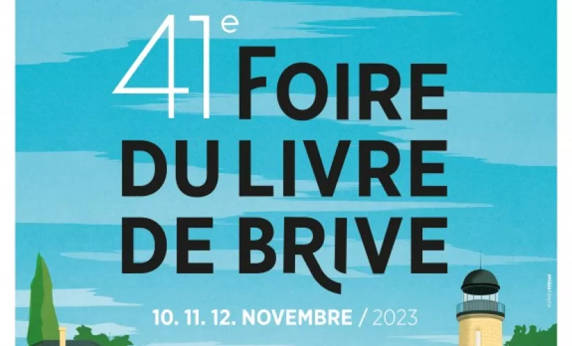 Affiche foire du livre de Brive   2023