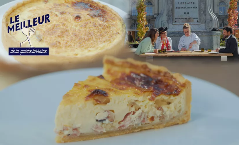 Photos du jury et de la quiche lorraine