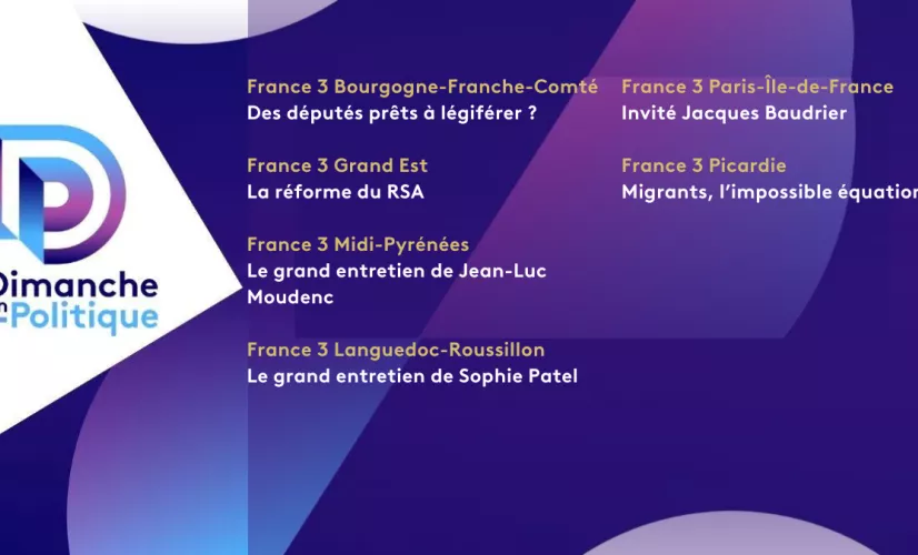  Couverture TF Dimanche en Politique 6 oct region