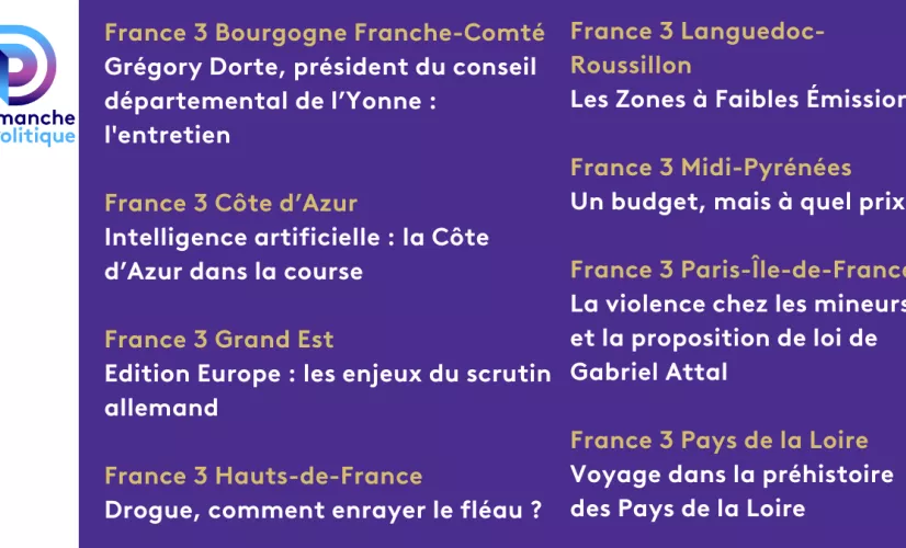 DEP régions 16 fév 2025 DEP régions 16 fév 2025