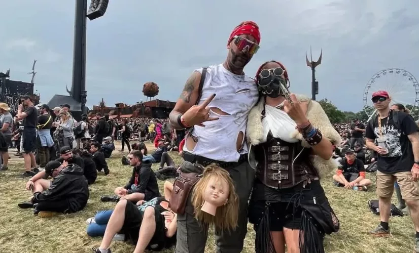Jérémy et Lucie au Hellfest