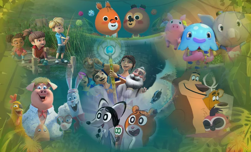 "Des matins colorés pour des vacances inoubliables !" "C'est les vacances ! Regarde tes dessins animés préférés chaque jour de 5h45 à 9h15 sur Réunion, la 1ère télé !"