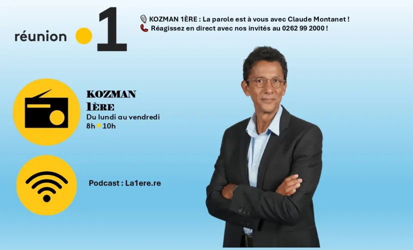 🎙️ KOZMAN 1ÈRE : La parole est à vous avec Claude Montanet !
