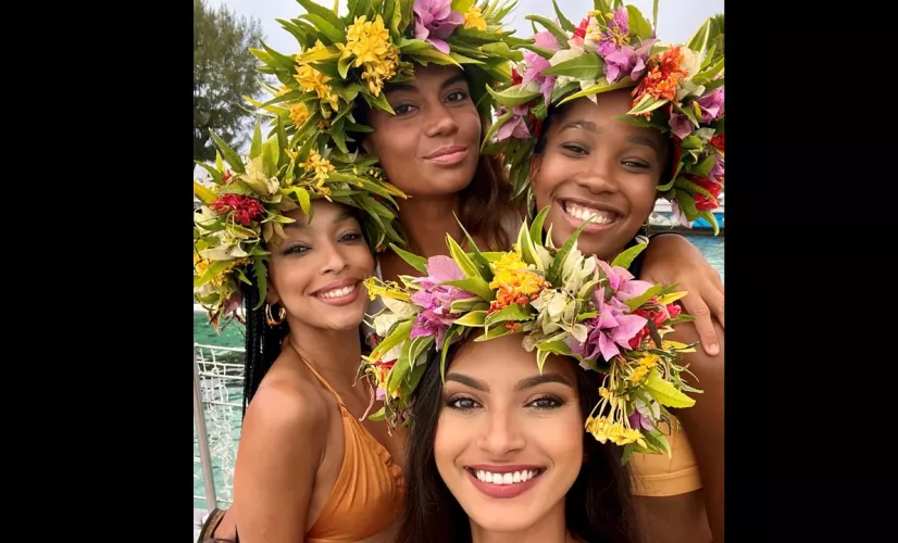 Les miss n'ont peur de rien en Polynésie 