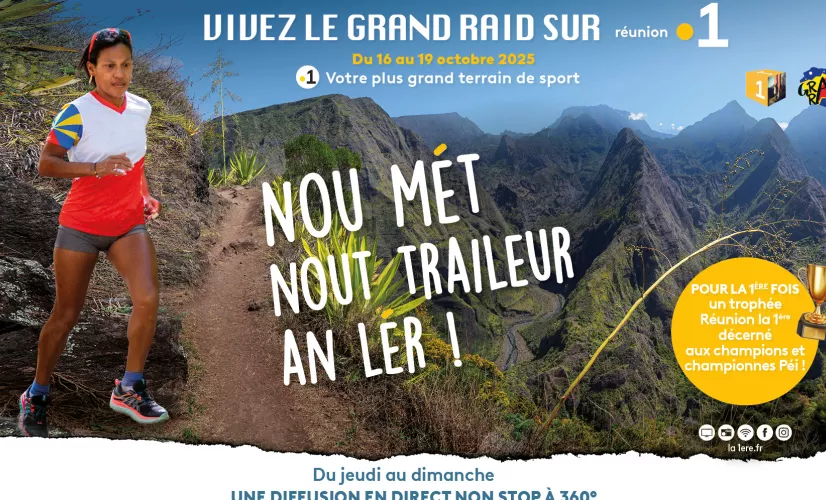 L’évènement de la Diagonale des Fous sur Réunion 1ère, c’est comme si vous y étiez pendant 4 jours et 3 nuits non-stop ! Comme chaque année, au mois d’octobre, toute La Réunion se passionne pour les exploits des championnes et champions de la discipline mais aussi pour tous les raiders dont l’unique objectif est de rallier le stade de la Redoute afin de pouvoir se réjouir en disant : « j’ai survécu ! »  Réunion la 1ère mobilise tous ses talents et ses moyens pour vous offrir une couverture médiatique à 360°
