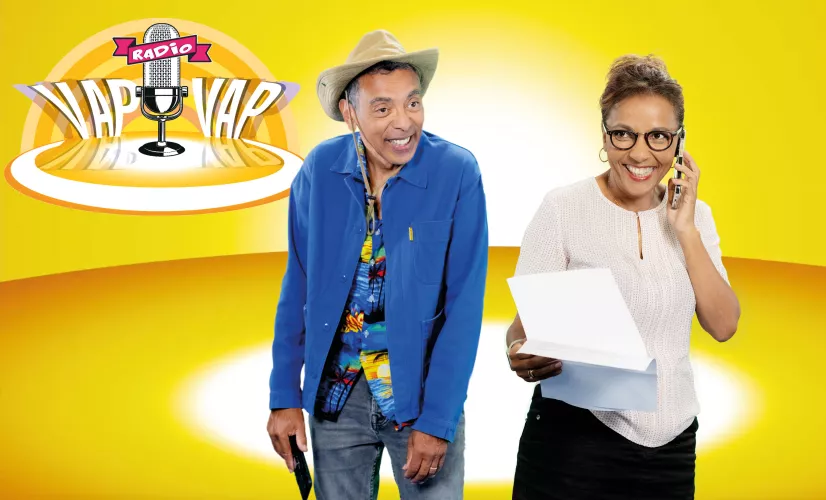 RADIO VAP VAP SUR REUNION LA 1ERE A la rentrée, l’humour est au rendez-vous sur Réunion la 1ère et pas des moindres ! Une création unique, inédite et l’occasion pour nos deux compères, Thierry Jardinot et Alice Sinaman de nous faire rire juste avant le JT du soir. C’est bien connu l’humour à deux, c’est mieux ! Et c’est sur Réunion la 1ère !