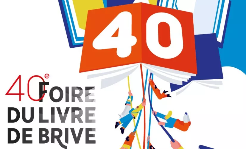 Affiche Foire du livre de Brive 2023