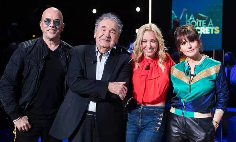 LA BOITE A SECRET VENDREDI 28 JANVIER 2022 A 21.30 SUR REUNIN LA 1ERE Pour ce nouveau numéro, Faustine Bollaert ouvre « La Boîte à secrets » de Pascal Obispo, Natasha St-Pier et Pierre Perret. L’occasion de découvrir de nouvelles facettes de vos artistes préférés.
