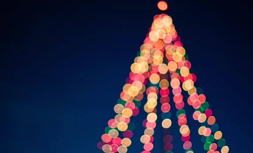 Sapin de noël lumineux 